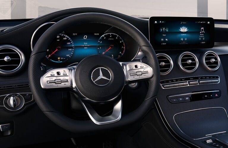 2022 Mercedes-Benz GLC Coupe steering wheel