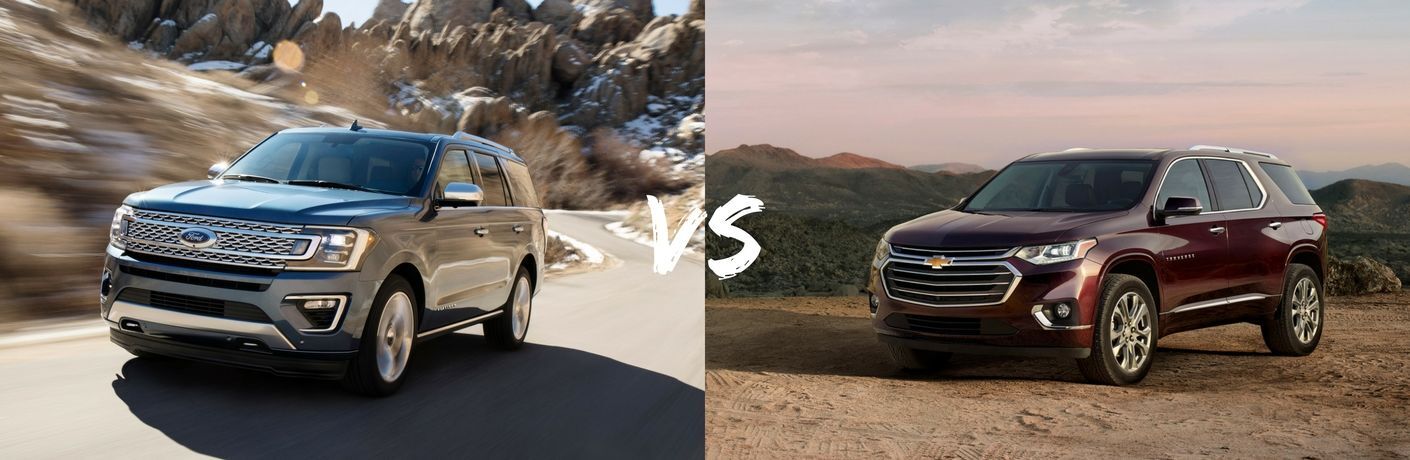 2018 Ford Expedition vs 2018 Chevy Traverse
