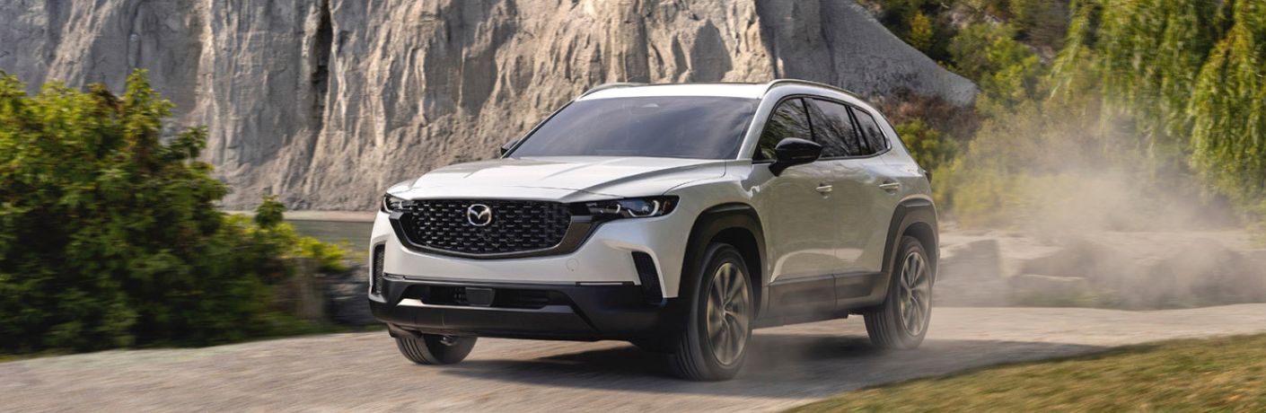 2026 Mazda CX-50 Hybrid front and side view