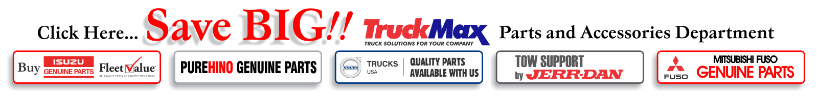 Save BIG on Parts and Accessories