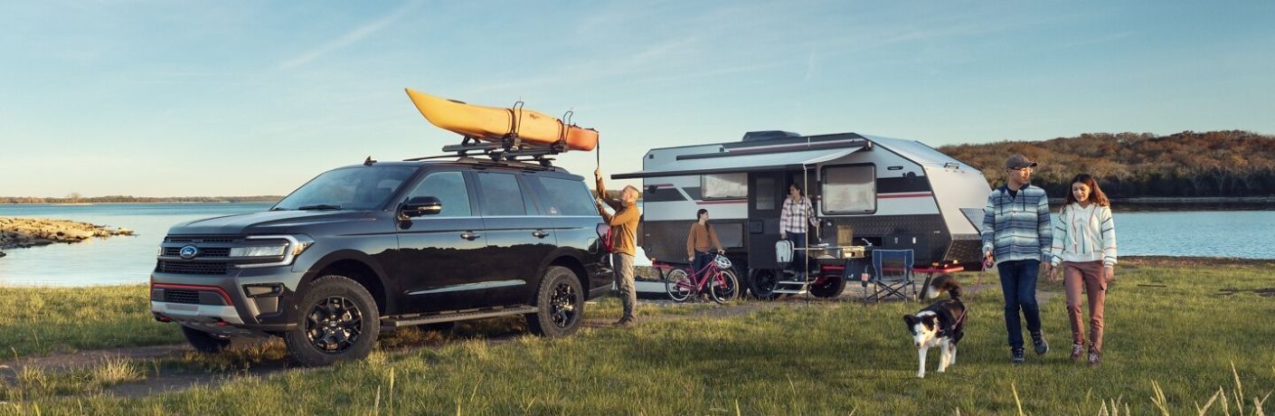 2024 Ford Expedition Max near a lake