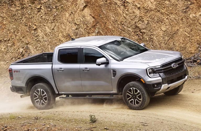 2024 Ford Ranger side and front view
