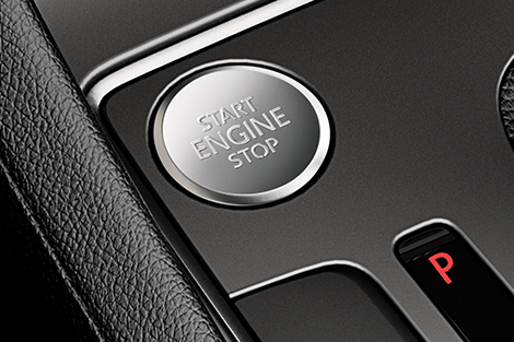 Keyless ignition button