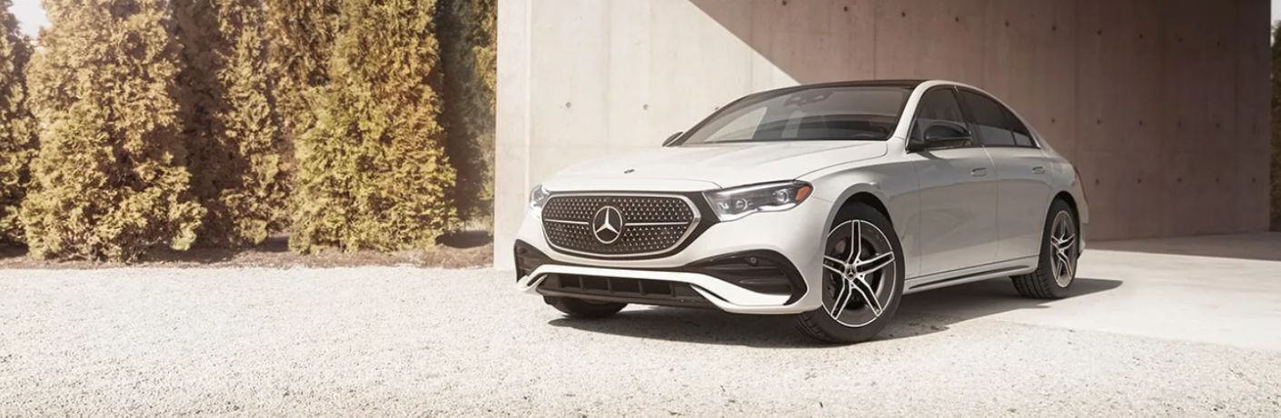 front quarter view of the 2025 Mercedes-Benz E-class Sedan
