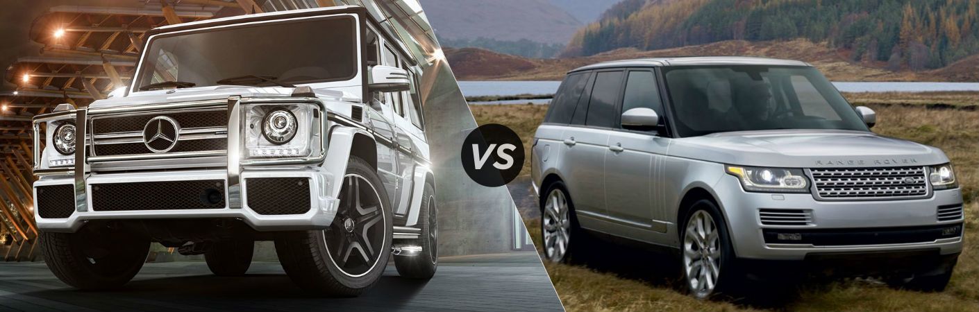 2017 Mercedes-Benz G-Class VS Land Rover Range Rover