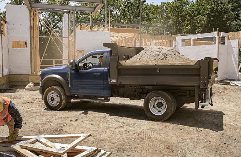 2024 Ford Chassis Cab hauling gravel