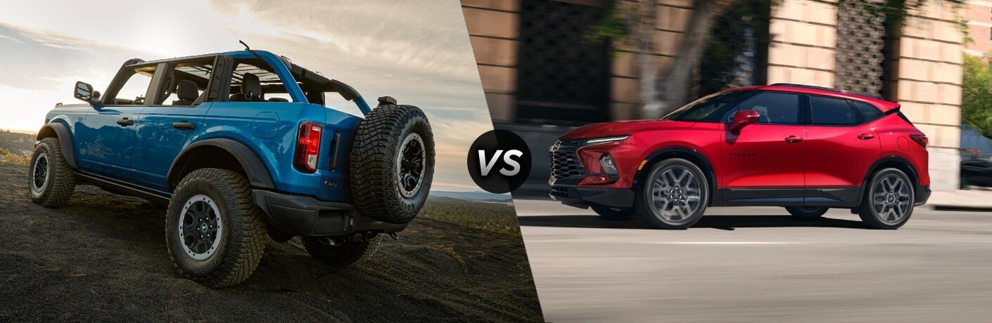 2023 Ford Bronco vs. 2023 Chevrolet Blazer model comparison