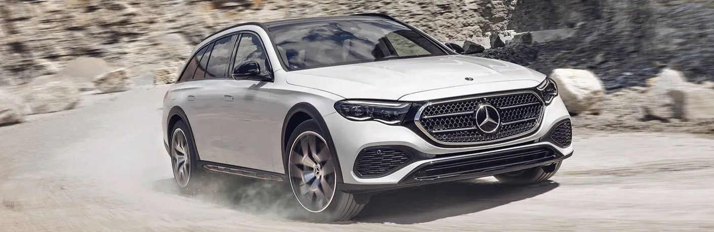 Front view of the 2024 Mercedes-Benz E-Class All-Terrain