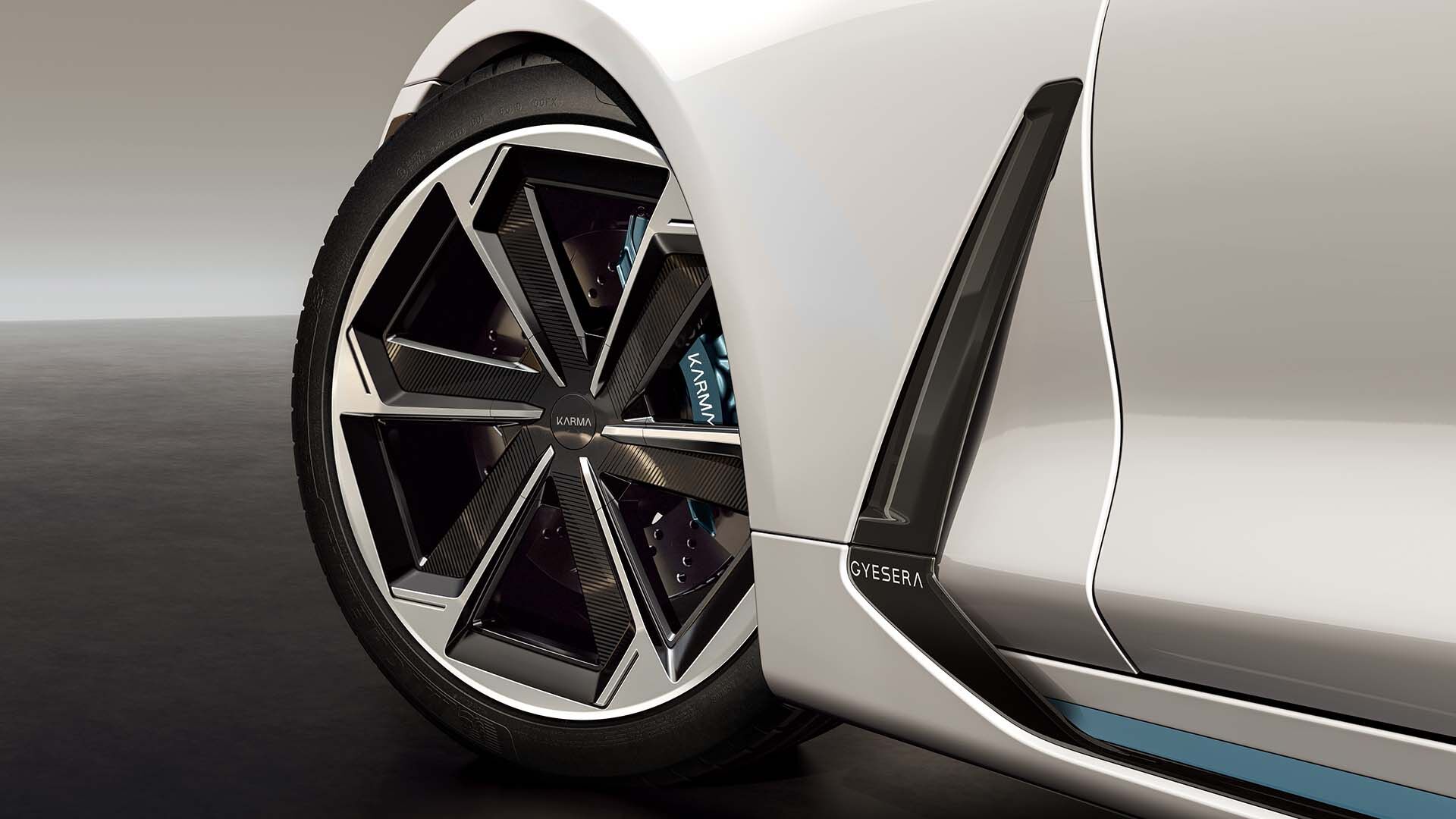 Karma Gyesera close up on wheel