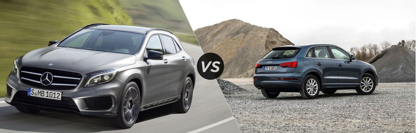 How does the 2017 Mercedes-Benz GLA compare to the 2017 Audi Q3?