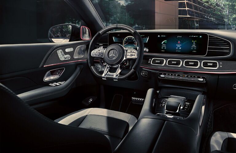 2022 Mercedes-AMG® GLE 53 Coupe steering wheel and dash