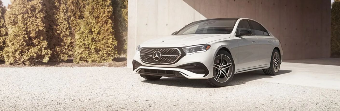 front quarter view of the 2024 Mercedes-Benz E-Class 4MATIC Sedan