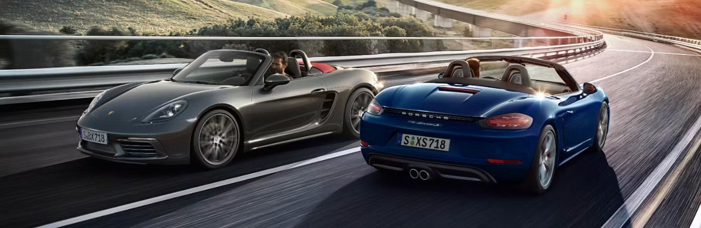 Two 2025 Porsche 718 Spyder RS