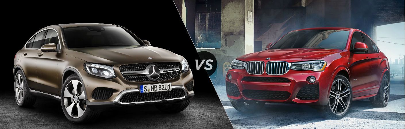 2017 Mercedes-Benz GLC Coupe vs BMW X4