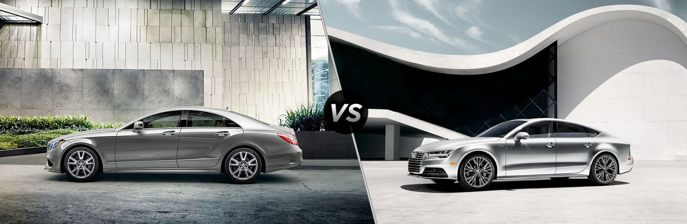 2018 CLS 550 Coupe vs 2018 Audi A7 Sedan