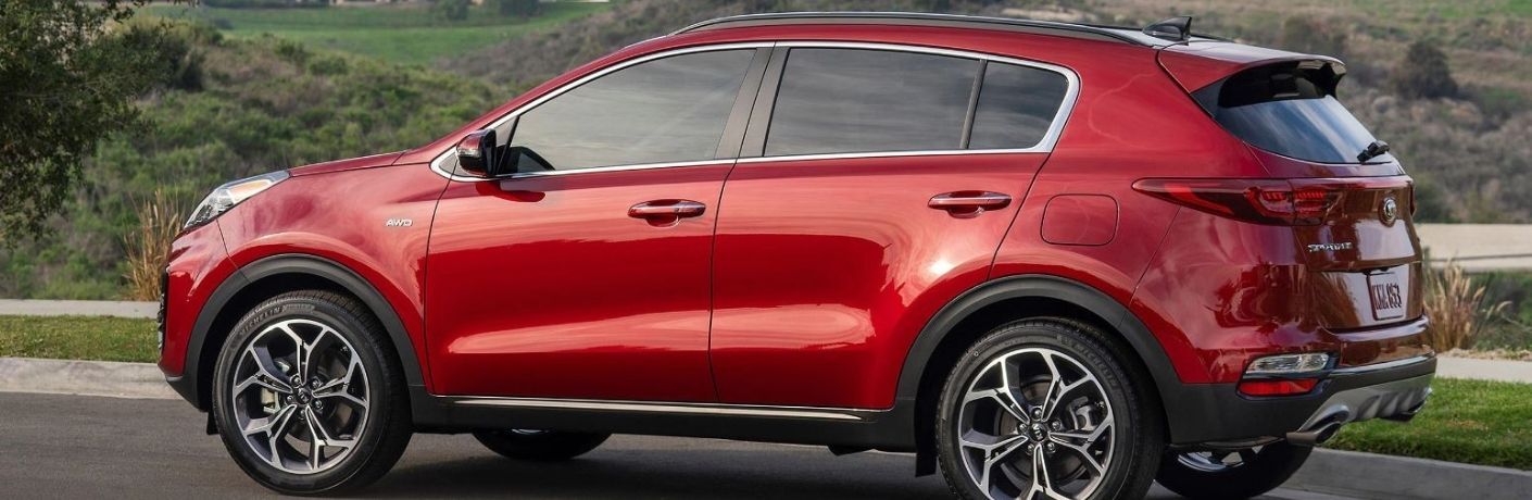 2021 Kia Sportage parked side view