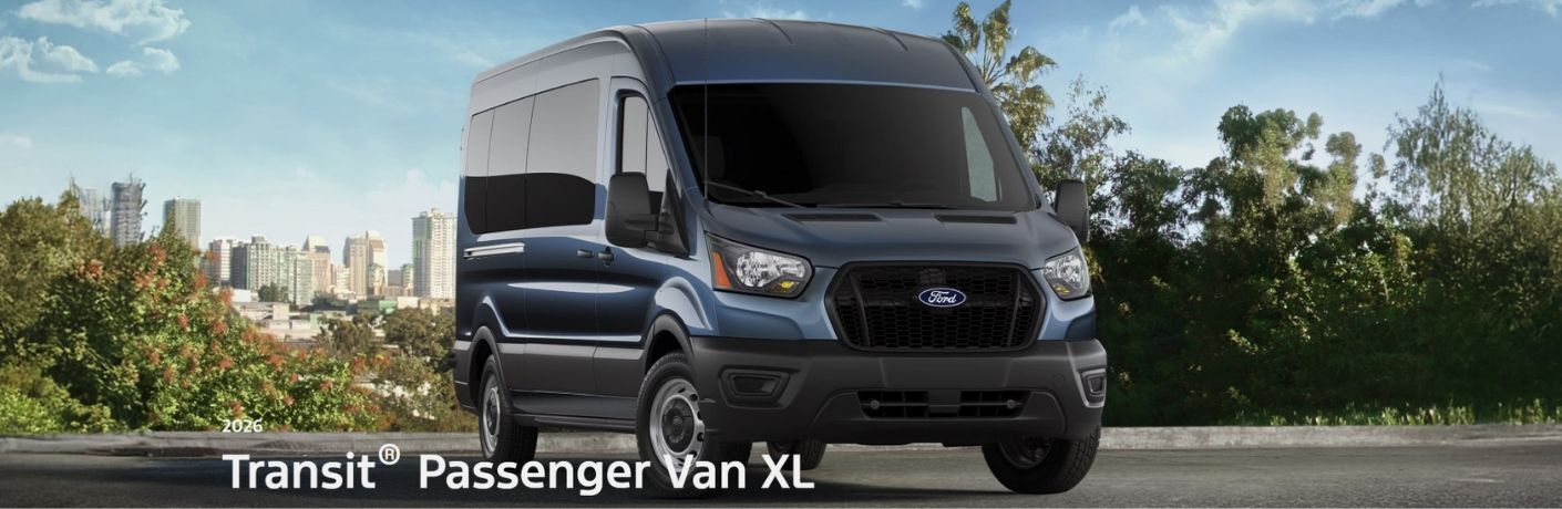 2026 Ford Transit Passenger Van XL front view
