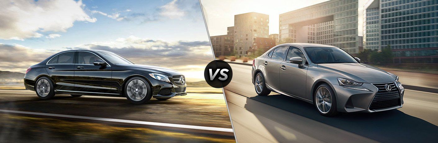 2017 Mercedes-Benz C 300 vs 2017 Lexus IS 300