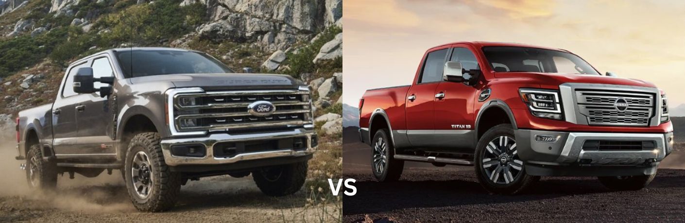 2024 Ford Super Duty vs 2024 Nissan Titan XD