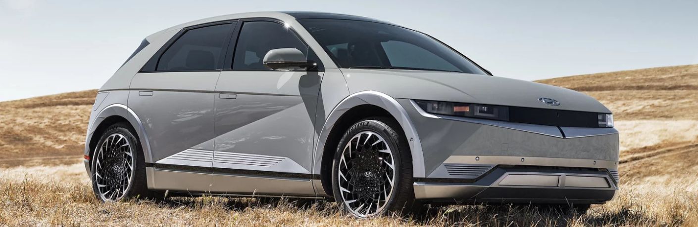 2022 Hyundai IONIQ 5 side and front view