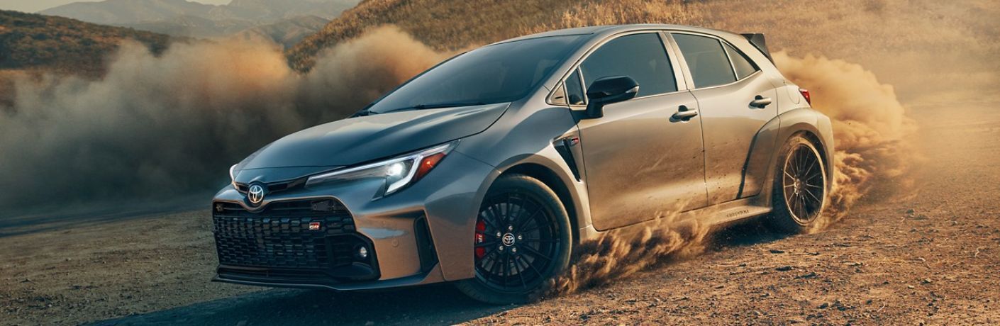 front quarter view of the 2024 Toyota GR Corolla