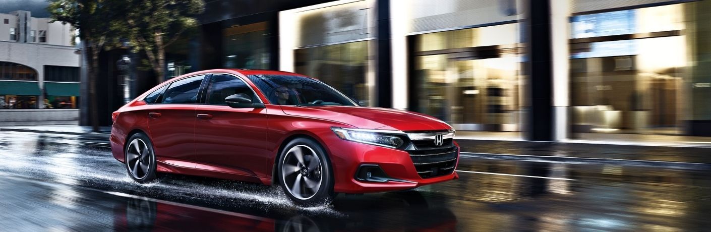 side and front quarter view of the 2022 Honda Accord Sedan
