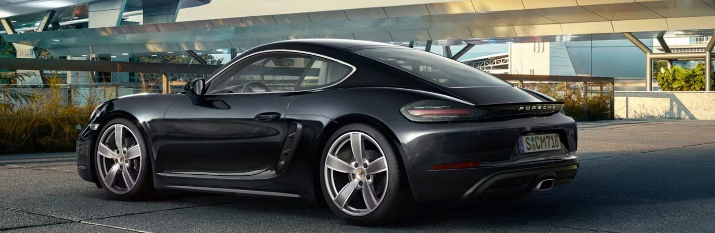 2025 Porsche 718 Cayman exterior rear side view