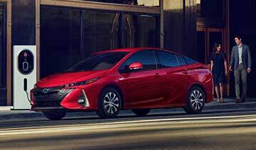 2020 Prius Prime parked at a charge station