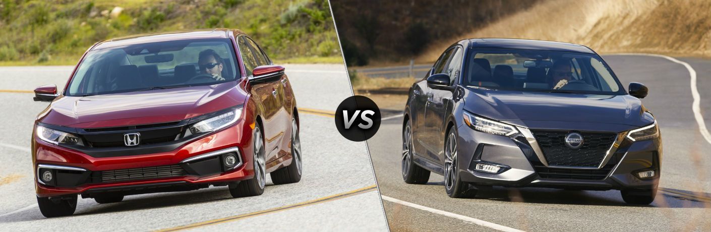 2021 Nissan Sentra vs 2021 Honda Civic