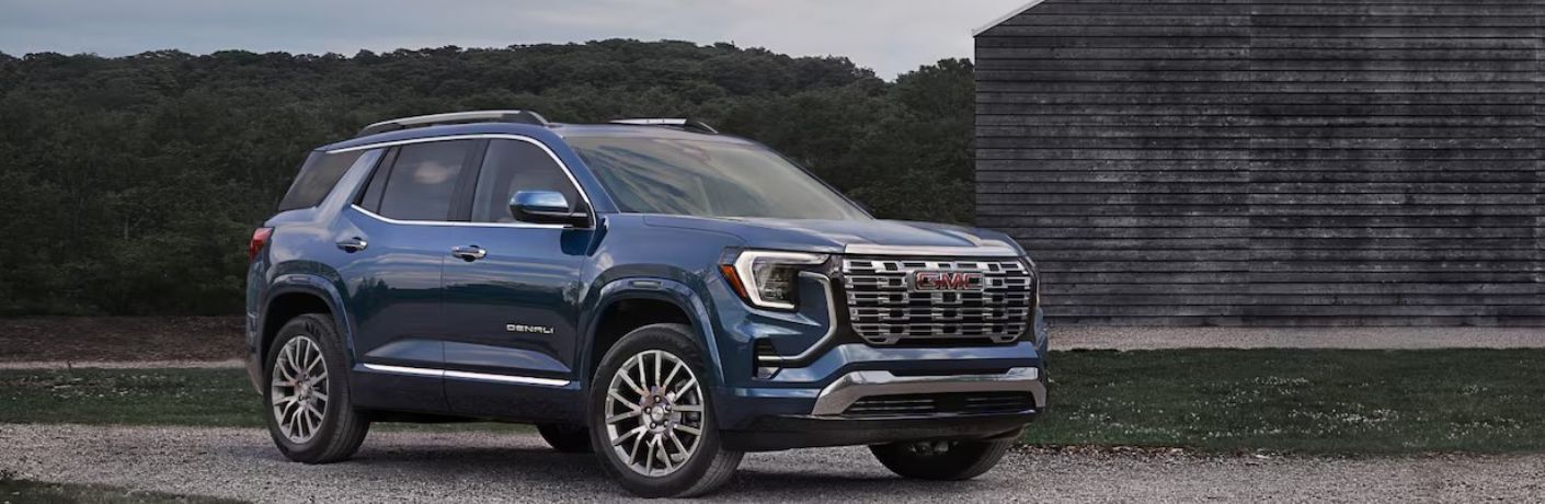 2025 GMC Terrain side view parked outside