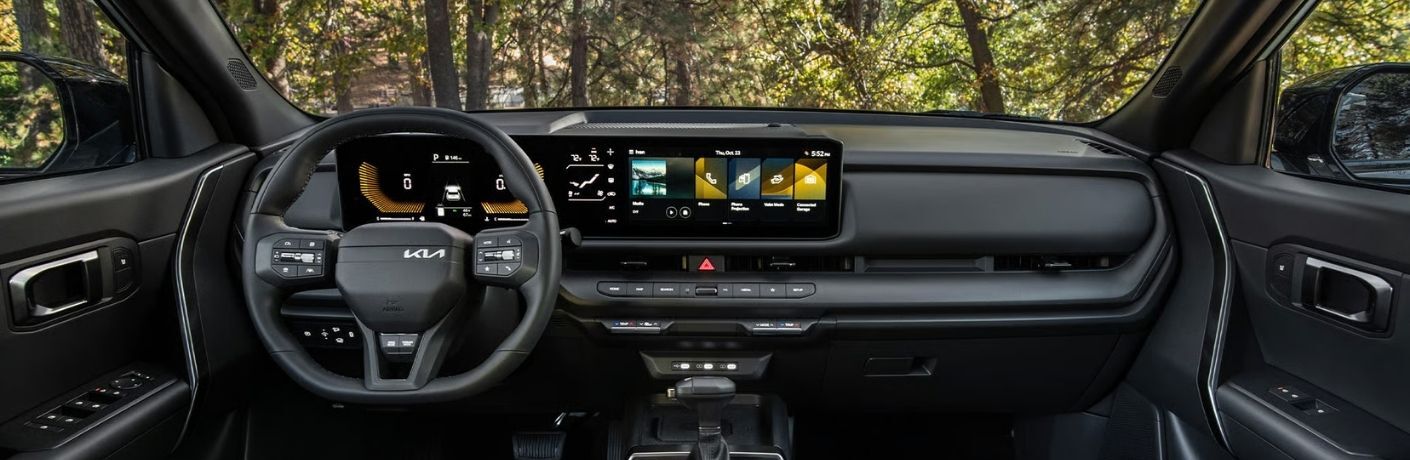 2027 Kia Seltos front dashboard