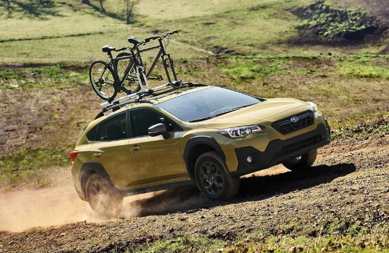 2021 Subaru Crosstrek driving on dirt
