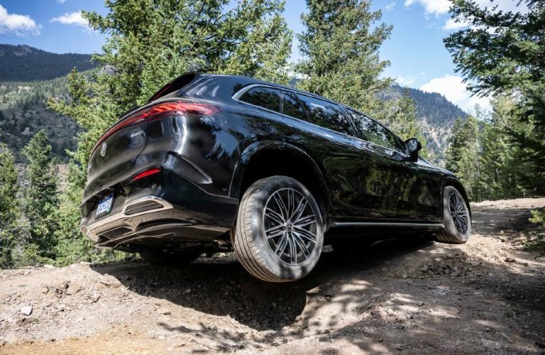 Exterior Rear View of the 2023 Mercedes-Benz EQS 580 4MATIC SUV