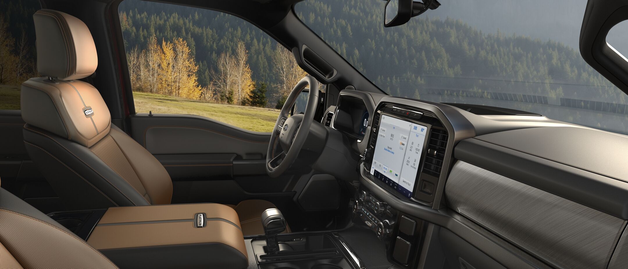 2021 Ford F-150 Platinum trim level front seats