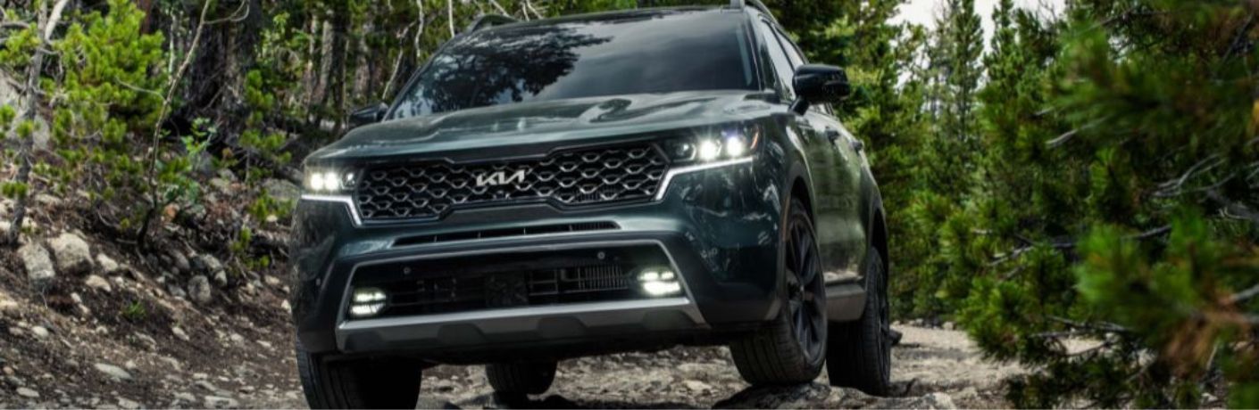 Front view of the 2023 Kia Sorento