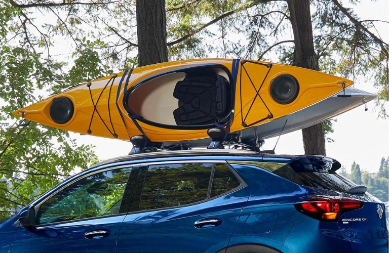 2023 Buick Encore GX towing a kayak