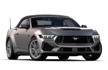 Front-quarter view of the Ford Mach-e