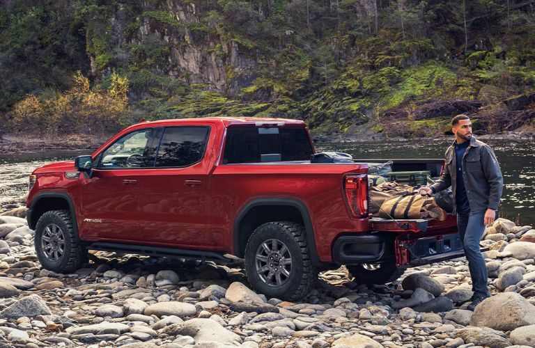 2026 GMC Sierra 1500 side and back view