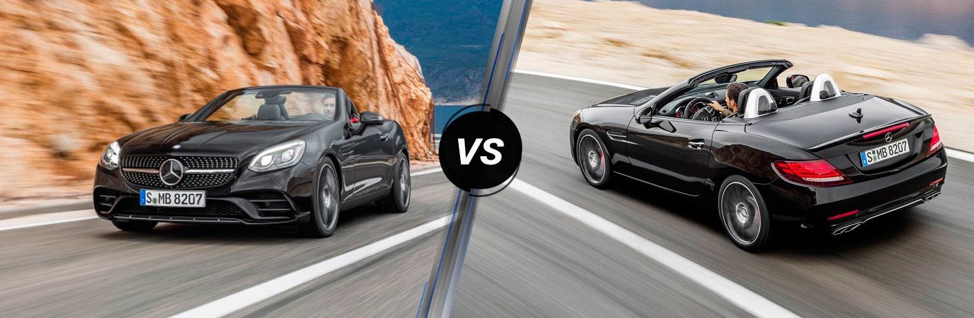 2017 Mercedes-Benz AMG® SLC 43 vs 2016 Mercedes-Benz AMG® SLK 55