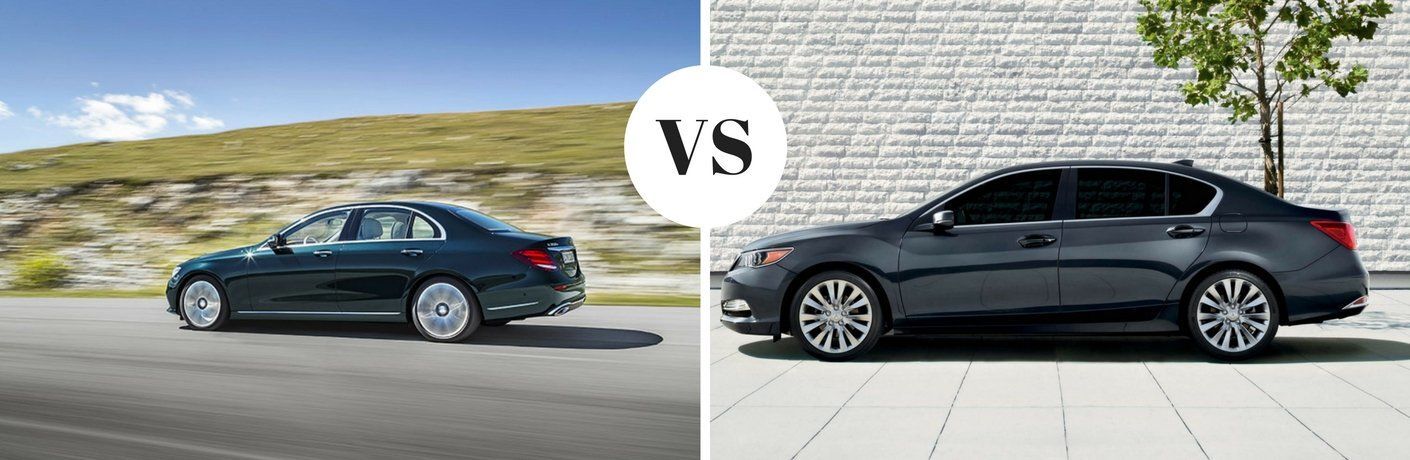 how does the Mercedes-Benz E-Class compare to the Acura RLX?