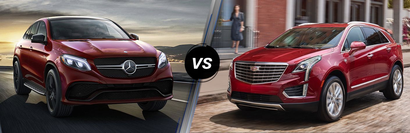 2018 GLE in Red vs 2018 XT5 in Red