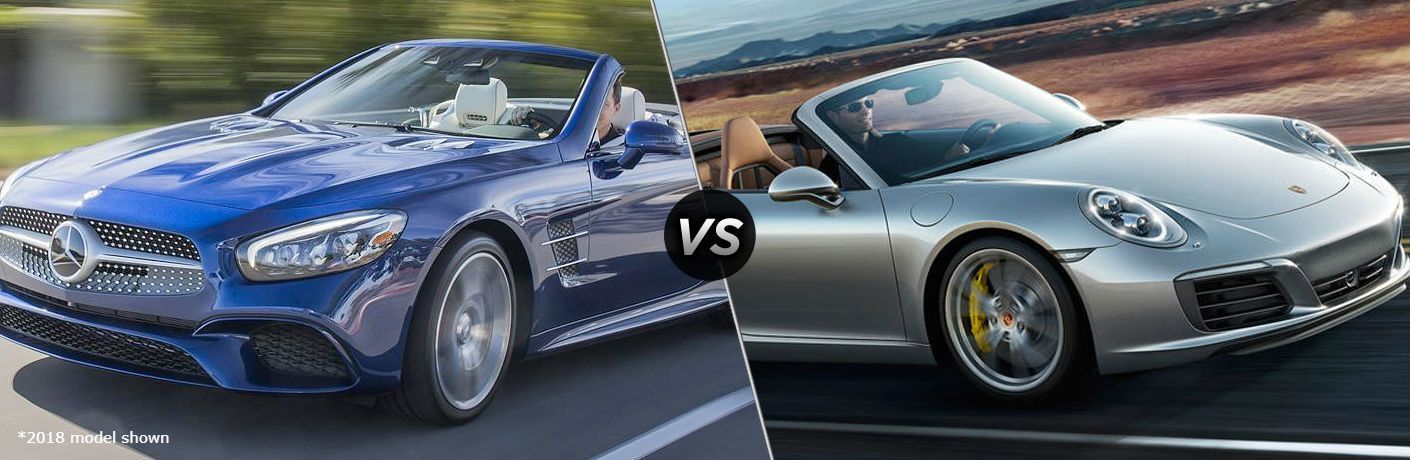 2019 Mercedes-Benz SL Roadster vs 2019 Porsche 911 Carrera