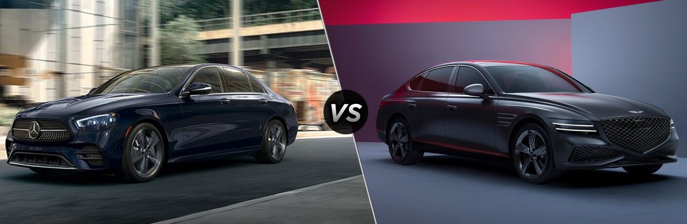 2022 Mercedes-Benz E-Class vs 2022 Genesis G80