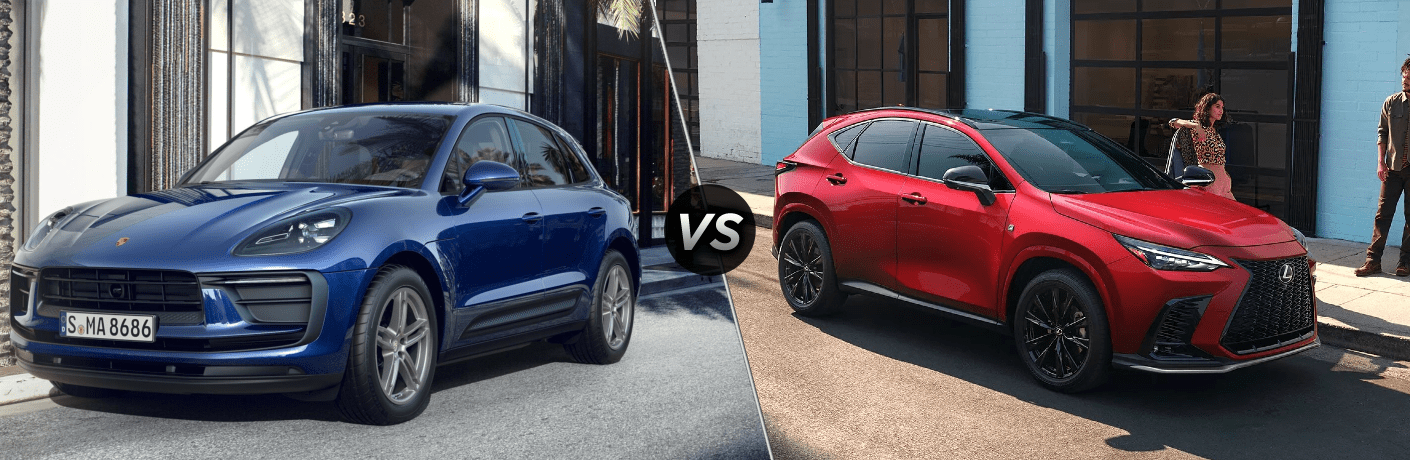 2024 Porsche Macan vs. 2024 Lexus NX model comparison