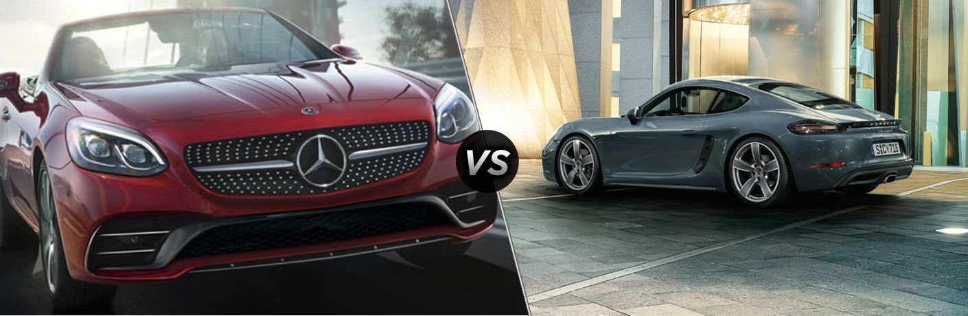 2018 Mercedes-Benz SLC Roadster vs 2018 Porsche 718 Cayman