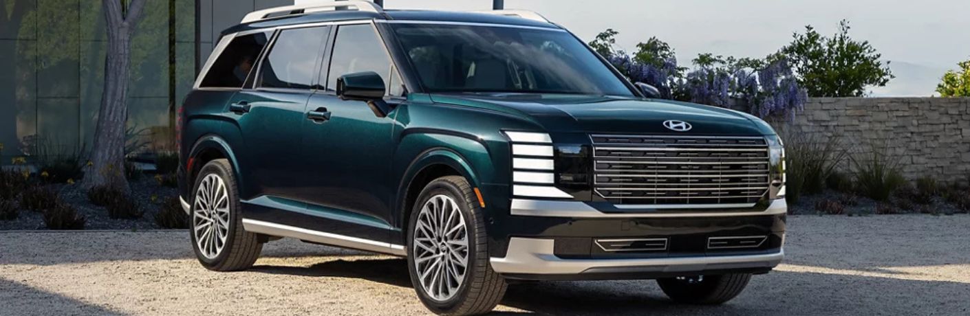 2026 Hyundai Palisade Calligraphy parked on gravel