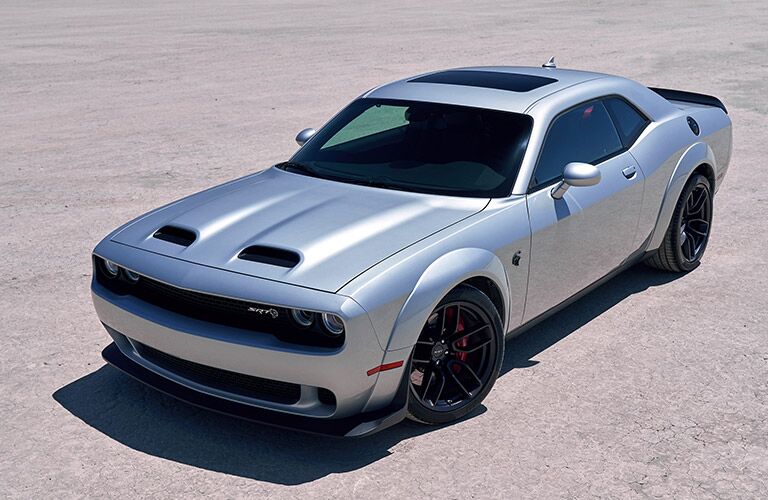 2019 Dodge Challenger silver front side view