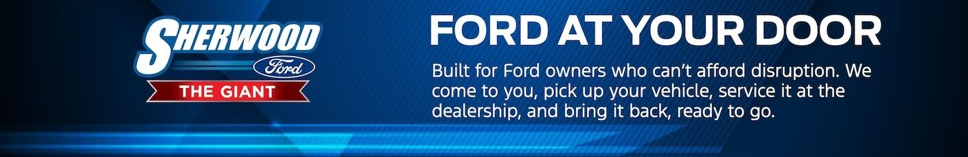 Sherwood Ford introduces Ford At Your Door valet service.