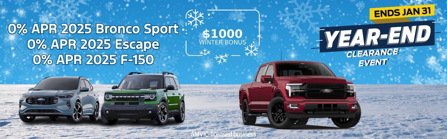 Escape Bronco Sport F-150