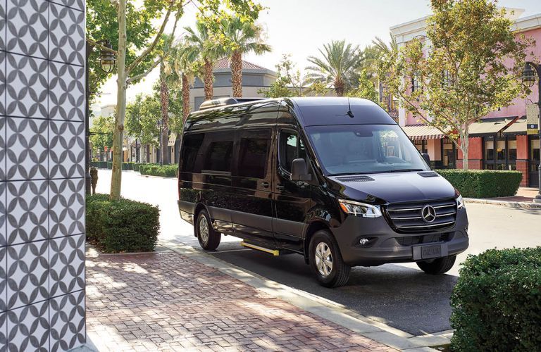 front quarter view of the 2027 Mercedes-Benz Sprinter Van